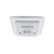 Żyrandol LED MEDEEA 24W, średnica 26 cm, kwadratowy, światło zimne/ciepłe/neutralne, biały