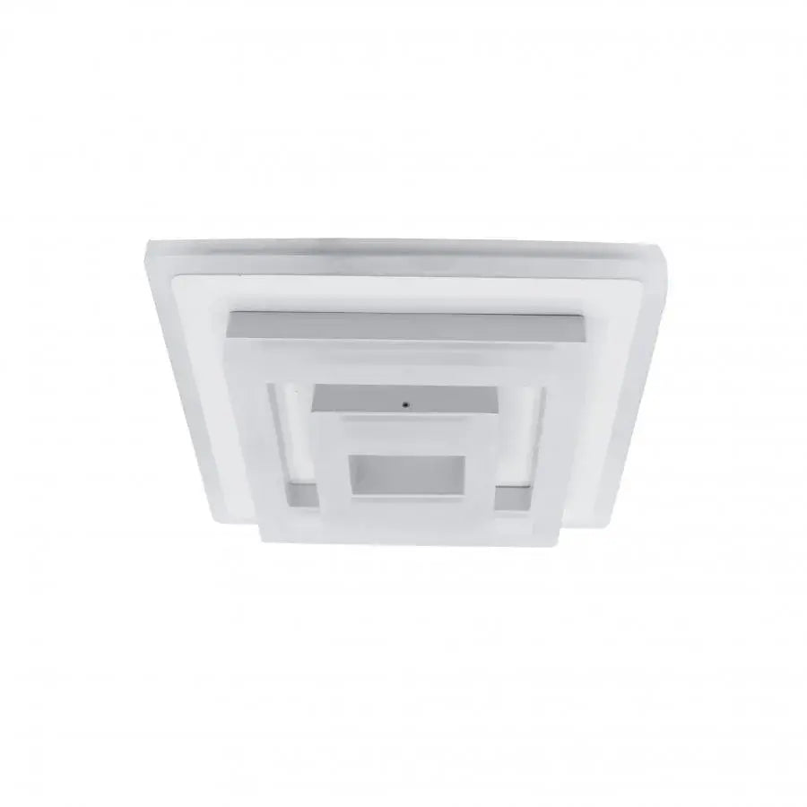 Żyrandol LED MEDEEA 24W, średnica 26 cm, kwadratowy, światło zimne/ciepłe/neutralne, biały