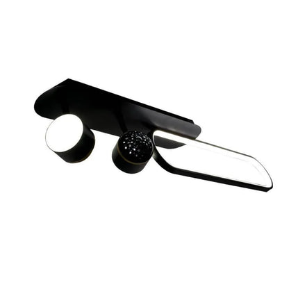 Żyrandol LED MEISSUN 44W, liniowy, światło zimne/ciepłe/neutralne, czarny
