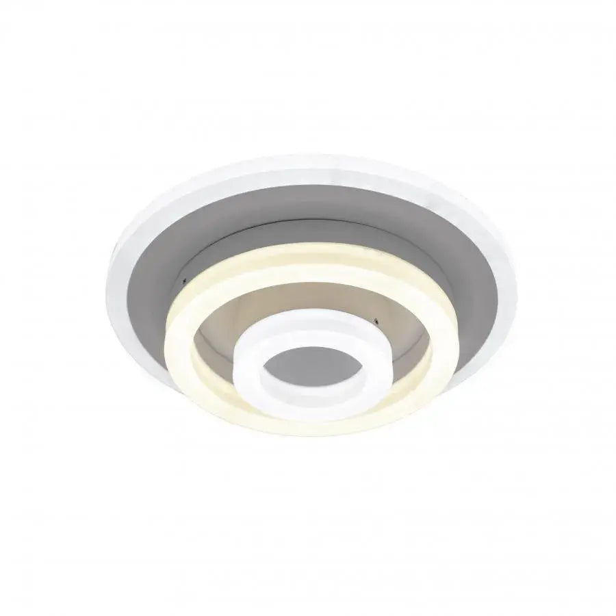 Żyrandol LED MILLIE 24W, średnica 20 cm, okrągły, ciepłe/neutralne światło, biały