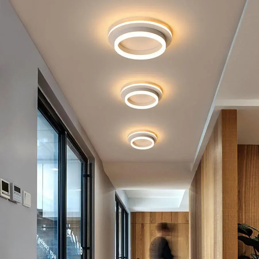 Nowoczesny żyrandol LED 24W, średnica 20 cm, okrągły, światło zimne/ciepłe/neutralne, biały