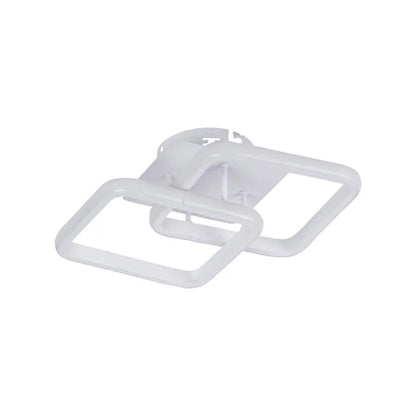 Żyrandol LED LILIA 20W, 2 kwadraty, światło zimne/ciepłe/neutralne, biały