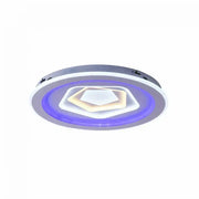 Żyrandol LED z pilotem MEIRA RGB, 180 W, światło zimne/ciepłe/neutralne, ściemnialny, biały