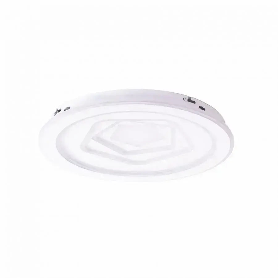 Żyrandol LED z pilotem MEIRA RGB, 180 W, światło zimne/ciepłe/neutralne, ściemnialny, biały