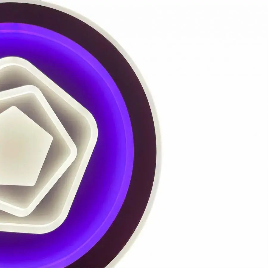 Żyrandol LED z pilotem MEIRA RGB, 180 W, światło zimne/ciepłe/neutralne, ściemnialny, biały