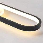 Żyrandol LED Ruby 40W Czarny Biały 