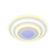 Żyrandol 3D LED NIVARA okrągły, średnica 30 cm, 20 W RGB, biały, zimne/ciepłe/neutralne światło 
