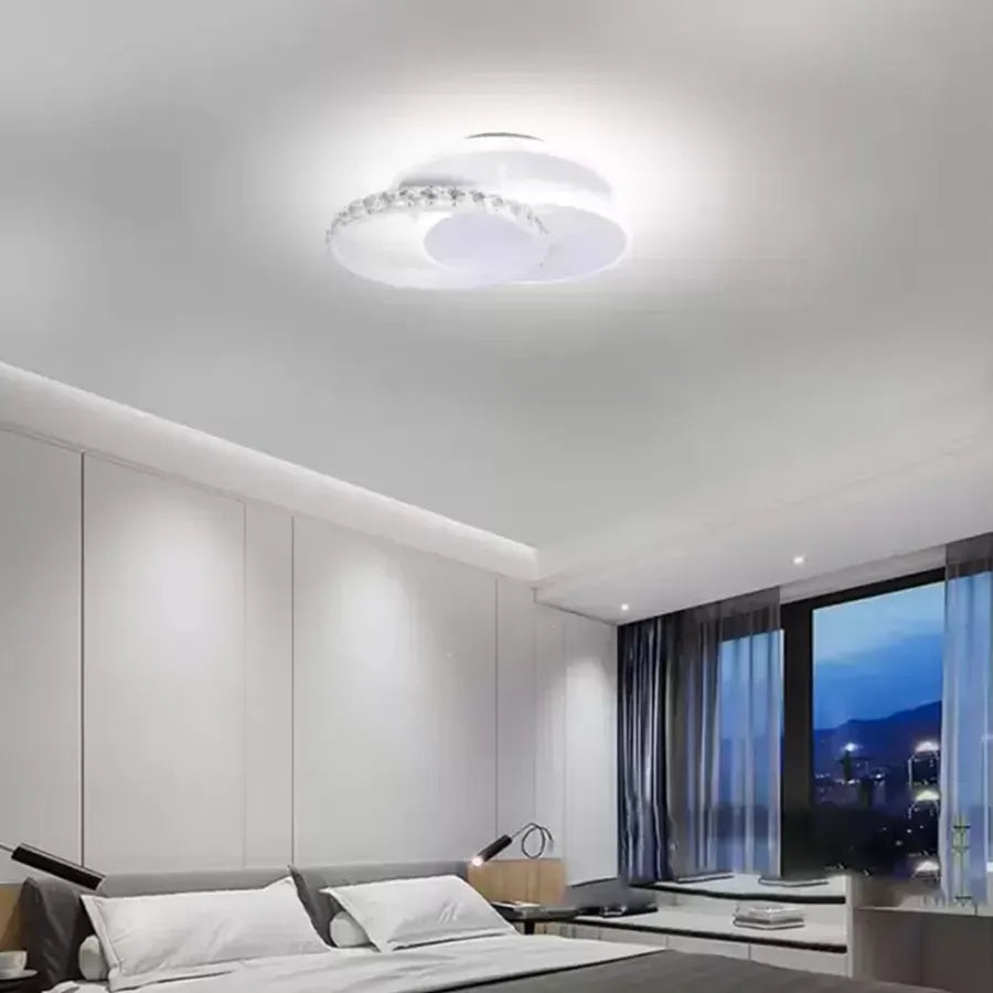 Żyrandol kryształowy LED SOFIA 24W, światło zimne/ciepłe/neutralne, biały