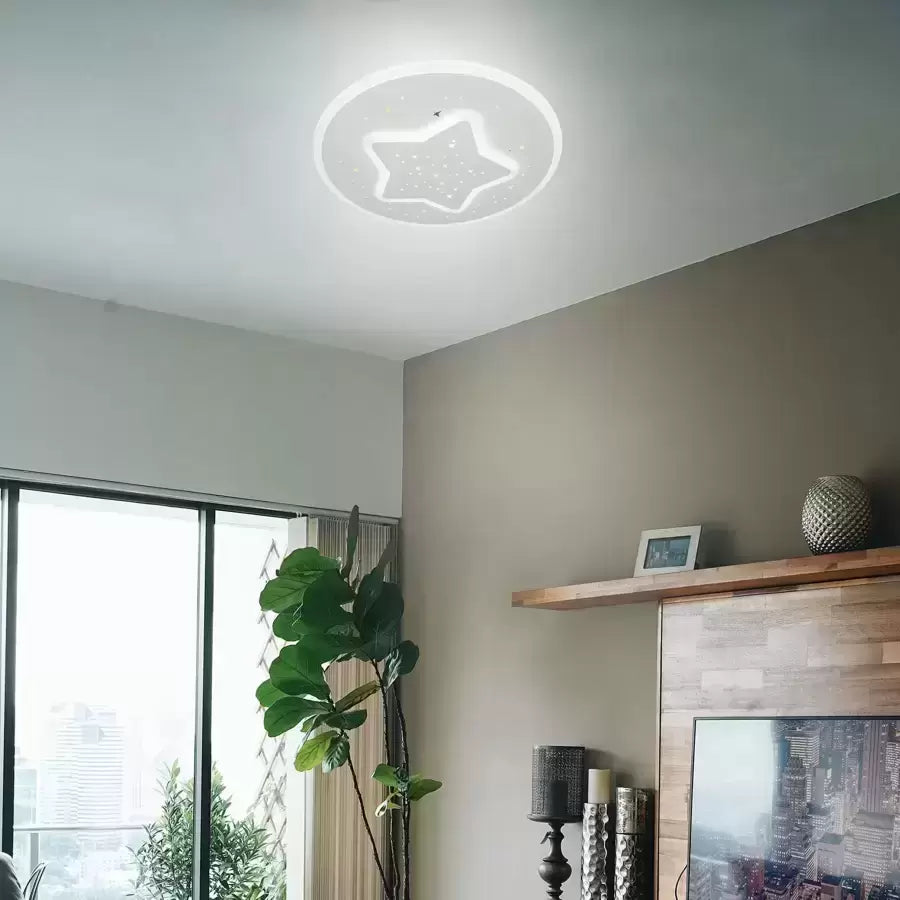 Żyrandol LED HEATH STEA, 30W, średnica 20cm, światło neutralne, kolor biały
