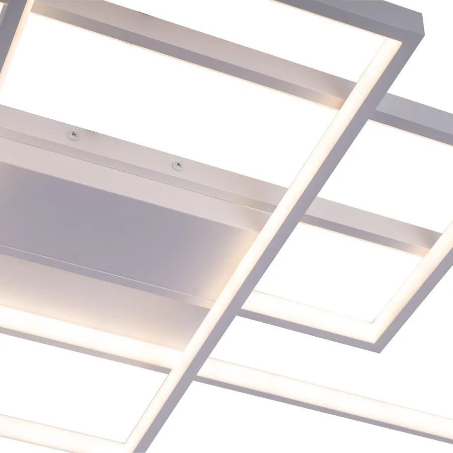 Żyrandol LED Landen 184W z możliwością ściemniania i pilotem, biały