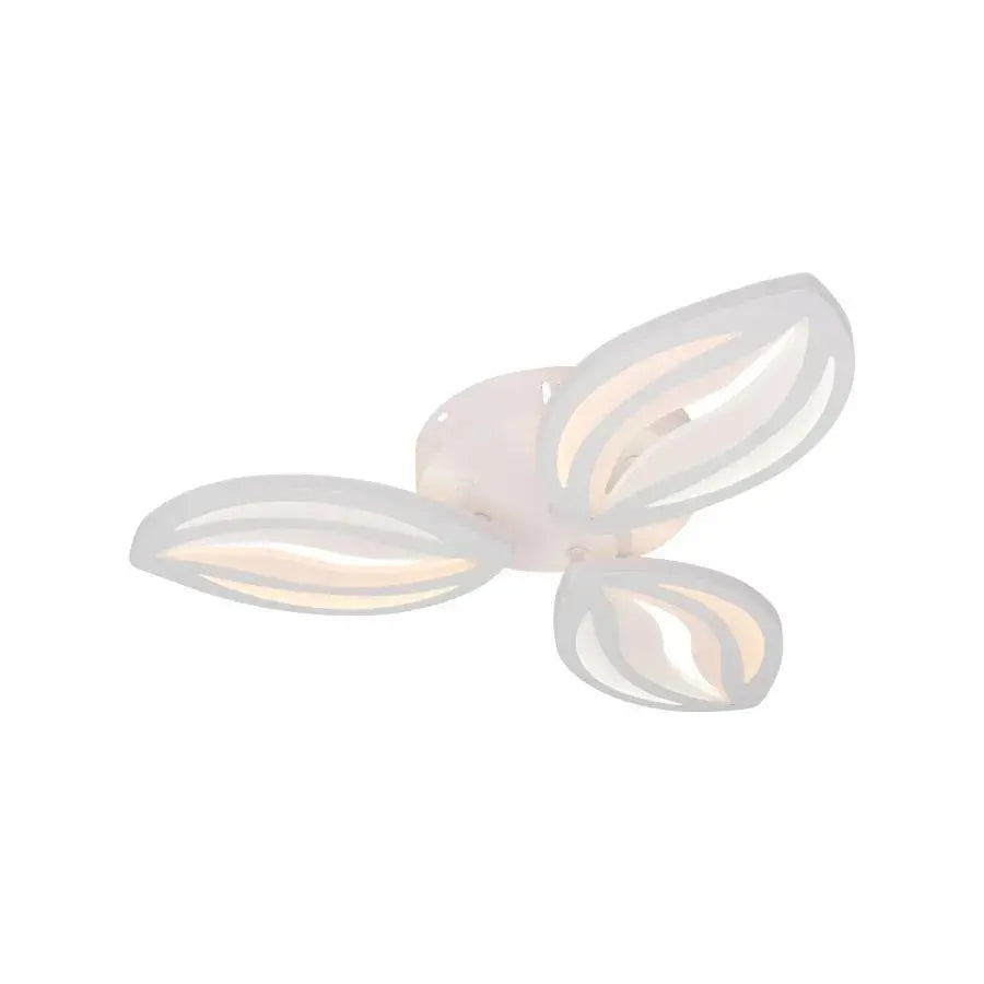 Żyrandol LED ORCHID 39W z pilotem, 3 płatki, światło zimne/ciepłe/neutralne, ściemnialny, biały 
