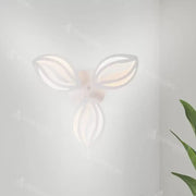 Żyrandol LED ORCHID 39W z pilotem, 3 płatki, światło zimne/ciepłe/neutralne, ściemnialny, biały 
