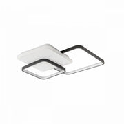 Żyrandol Carolina LED z pilotem, 122 W, ściemnialny, czarny