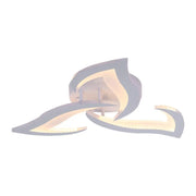 Żyrandol LED z pilotem LOTUS, 48 W, 3 płatki, zimne/ciepłe/neutralne światło, ściemnialny, biały