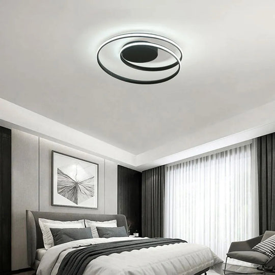 Żyrandol LED z pilotem VECTOR ARCADIA 56W, światło zimne/ciepłe/neutralne, możliwość przyciemniania, czarne żyrandole LED z pilotem Domyślny tytuł Alessandro Design