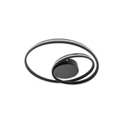 Żyrandol LED z pilotem VECTOR ARCADIA 67W, Światło zimne/ciepłe/neutralne, Ściemnialny, Czarny