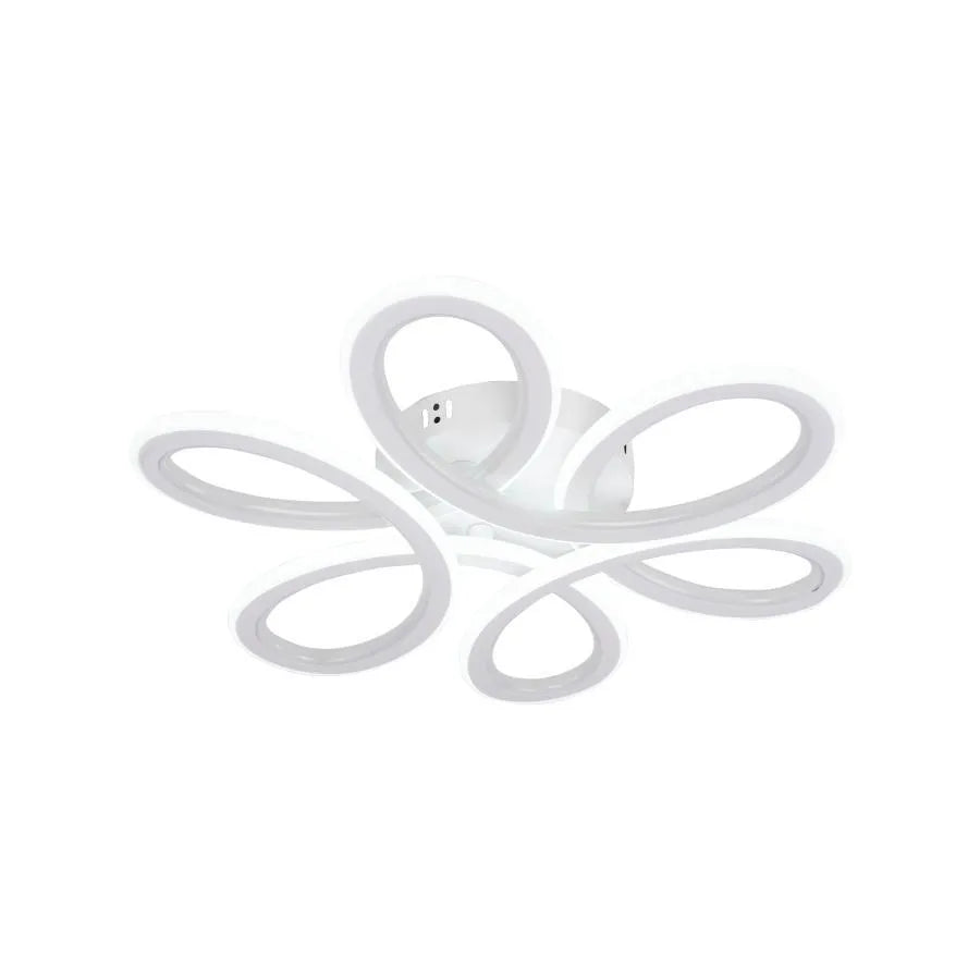 Żyrandol LED ELIZA z pilotem, 65W, światło zimne/ciepłe/neutralne, ściemnialny, biały 