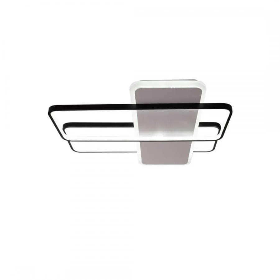 Żyrandol LED EMANUELLA 168W z pilotem, światło zimne/ciepłe/neutralne, ściemnialny, czarny