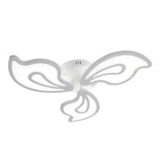 Żyrandol LED z pilotem GLORIOSA 68 W, 3 płatki, światło zimne/ciepłe/neutralne, ściemnialny, biały 