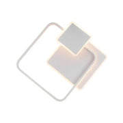 Żyrandol LED z pilotem ANEMONA 75W, 3 kwadraty, światło zimne/ciepłe/neutralne, ściemnialny, biały