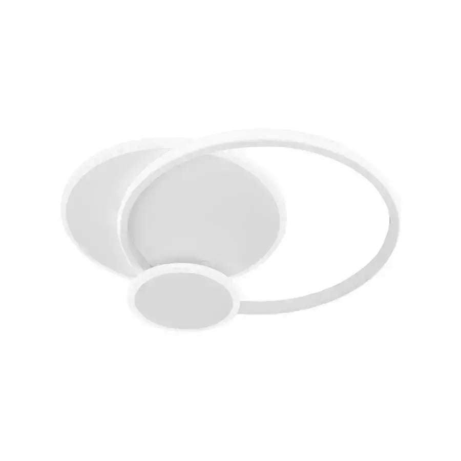 Żyrandol LED Silvian z pilotem z 3 okręgami 58 W Zimne/Ciepłe/Neutralne światło Ściemnialne białe