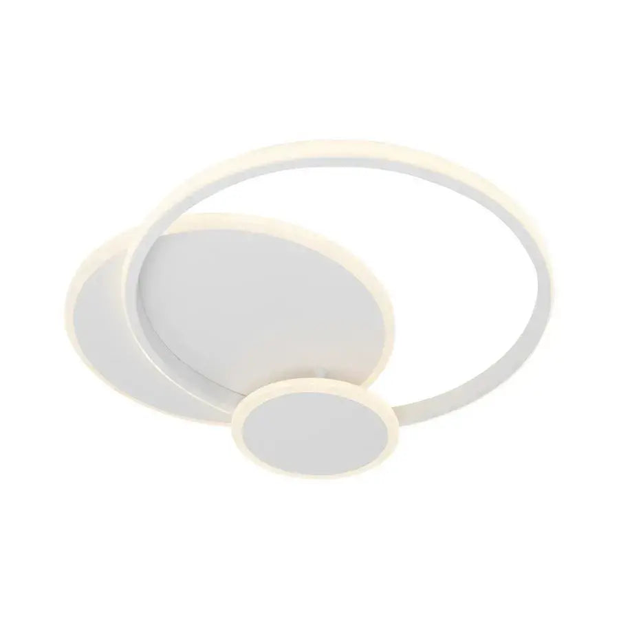 Żyrandol LED Silvian z pilotem z 3 okręgami 58 W Zimne/Ciepłe/Neutralne światło Ściemnialne białe