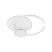 Żyrandol LED z pilotem SILVIAN, 58 W, 3 okręgi, światło zimne/ciepłe/neutralne, ściemnialny, biały