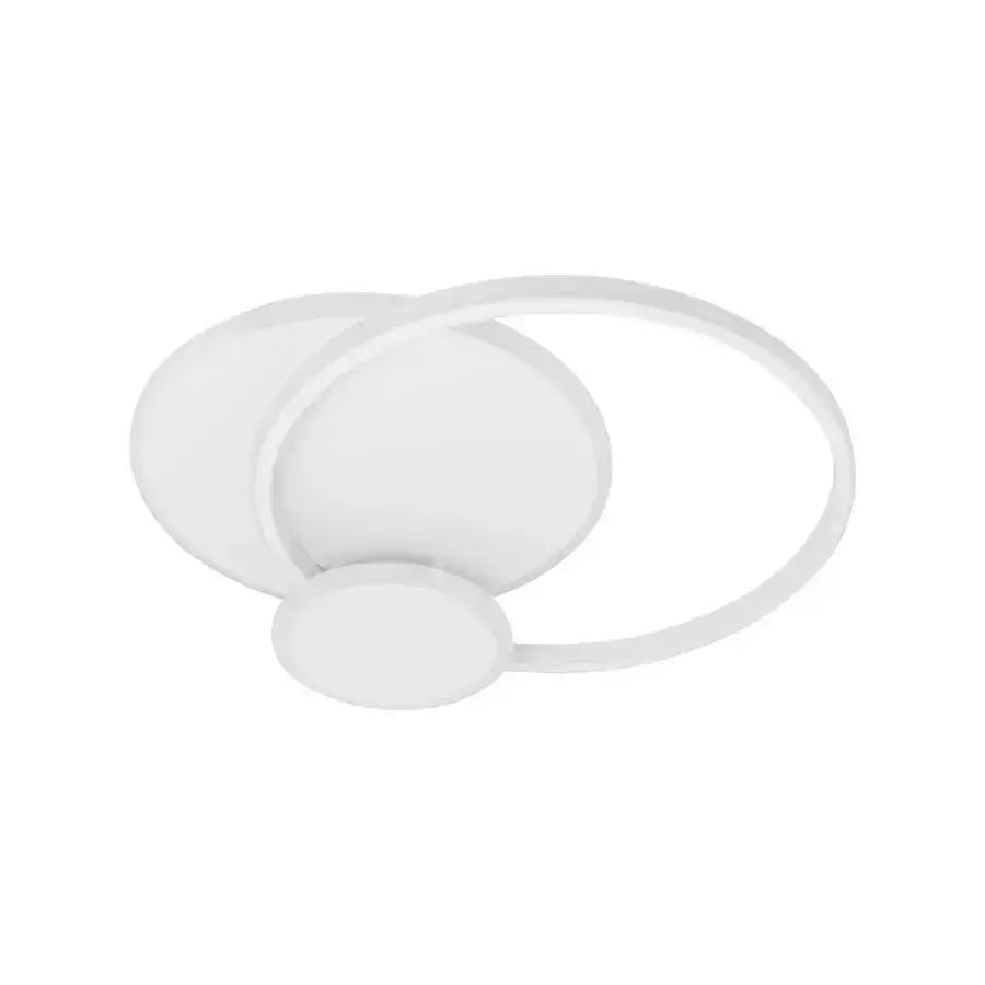 Żyrandol LED Silvian z pilotem z 3 okręgami 58 W Zimne/Ciepłe/Neutralne światło Ściemnialne białe