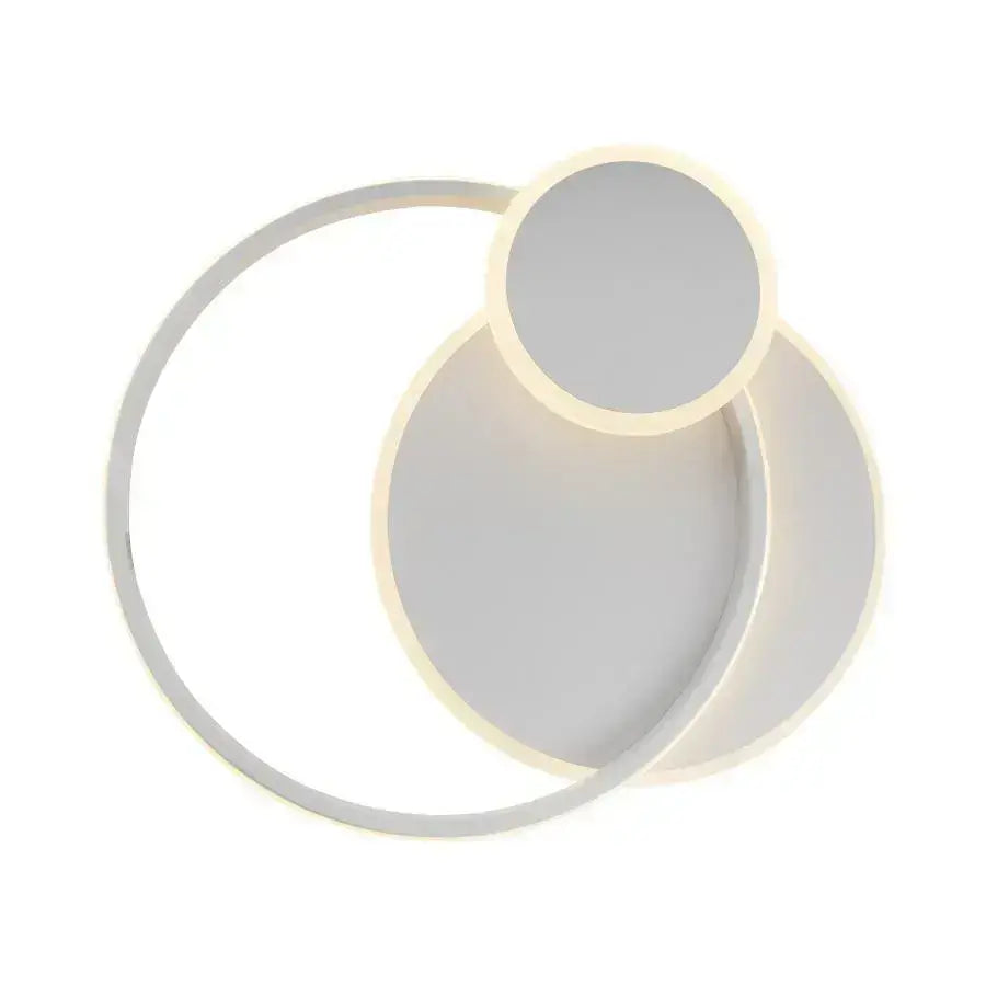 Żyrandol LED Silvian z pilotem z 3 okręgami 58 W Zimne/Ciepłe/Neutralne światło Ściemnialne białe
