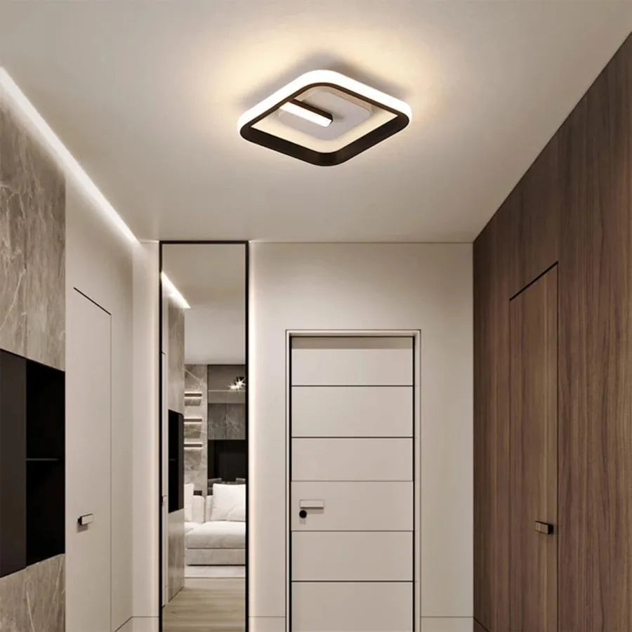 Żyrandol LED VICTORIA, 16W, zimne/ciepłe/neutralne światło, czarno-biały 