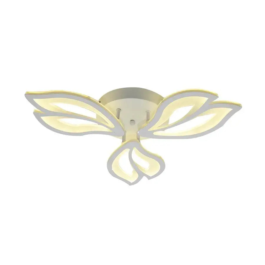 Żyrandol LED LILY 44W z pilotem, 3 elementy, światło zimne/ciepłe/neutralne, ściemnialny, biały