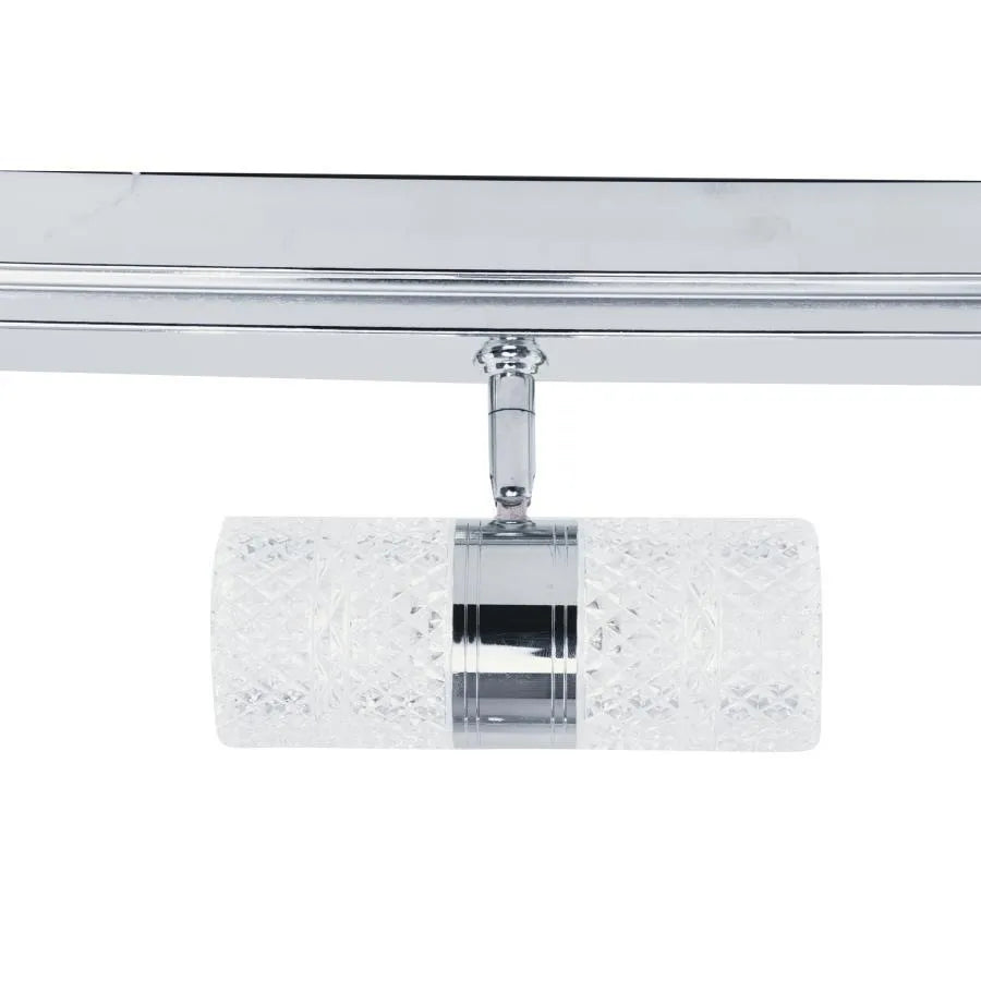 Żyrandol LED Zorela, 18 W, Zimne/Ciepłe/Neutralne światło, Srebrny