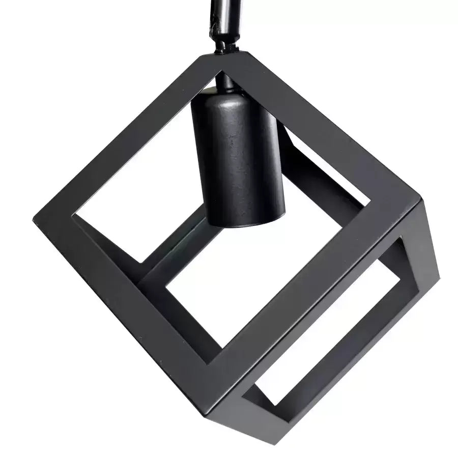 Żyrandol FORMA CUB -STRUKTUR Trio, 3xE27, Czarny, Metal 
