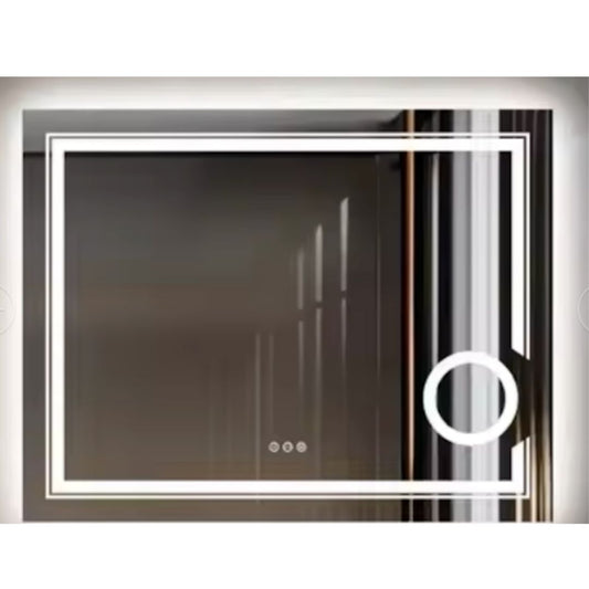 Lustrzane LED prostokątny system 80x60cm Magia Essenza dotyk Dokrotyczny system defracji