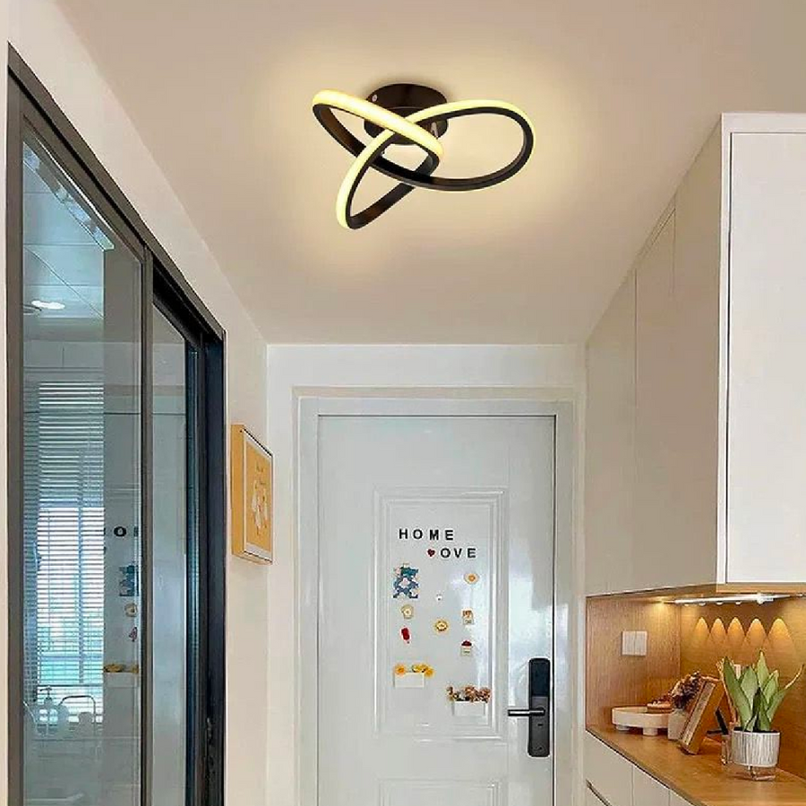 Żyrandol LED VERTEX Infinitum 26W, zimne/ciepłe/neutralne światło, czarny