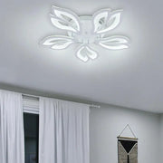 Żyrandol LED z pilotem LILY 5 elementów Zimne/ciepłe/neutralne światło 66 W Ściemnialny biały