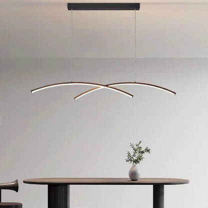 Żyrandol LED STUDIO GILDIS z pilotem, 30 W, światło zimne/ciepłe/neutralne, ściemnialny, czarny