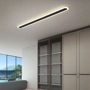 Zewnętrzna lampa ścienna LED SUHA, długość 30 cm, 4 W, IP65, metalowa, liniowa, czarna 
