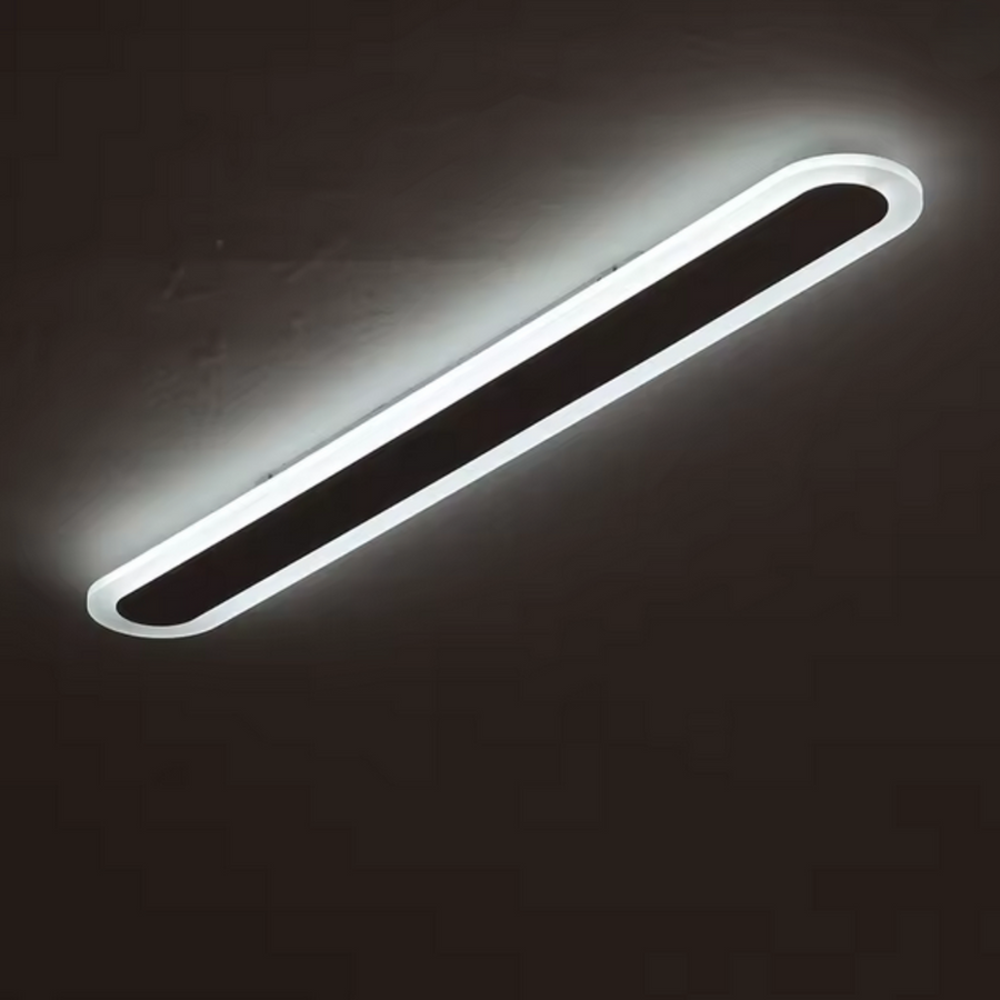 Zewnętrzna lampa ścienna LED SUHA, długość 30 cm, 4 W, IP65, metalowa, liniowa, czarna 