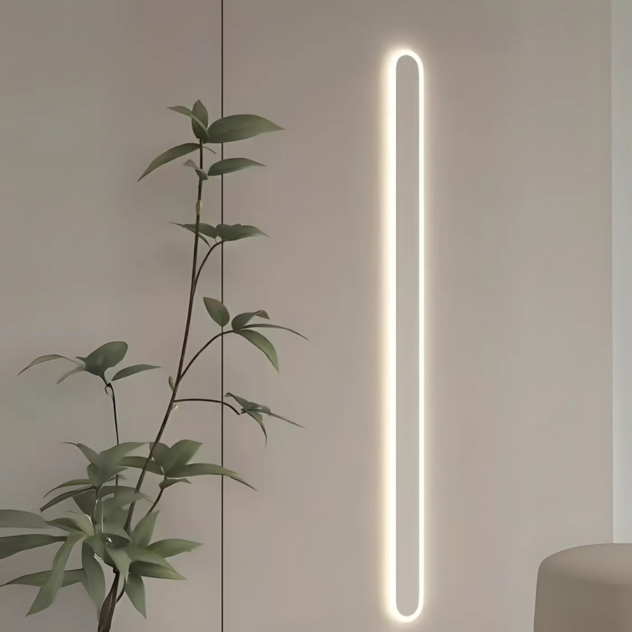 Zewnętrzna lampa ścienna LED SUHA, długość 60 cm, 8 W, IP65, metalowa, liniowa, biała