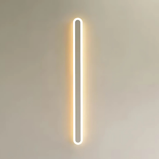 SUHA Zewnętrzny kinkiet LED, długość 60 cm, 8 W, IP65, metal, liniowy, biały kinkiety zewnętrzne Domyślny tytuł Alessandro Design
