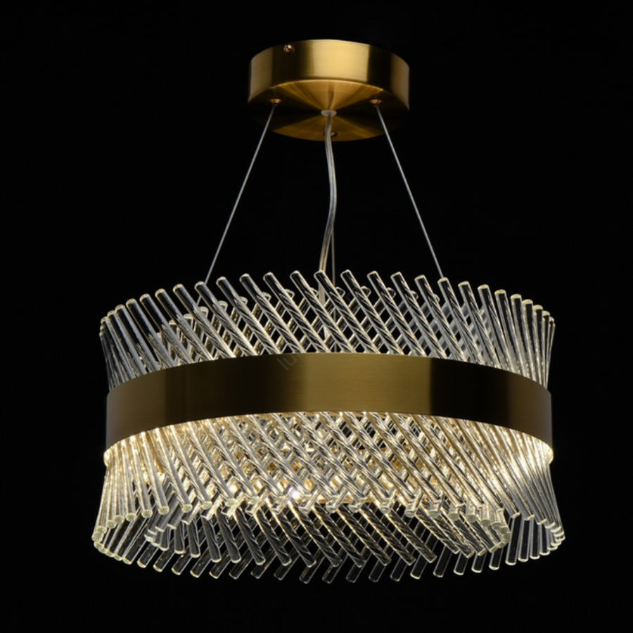 Candelabru Elegant LED, 78W, Lumina Calda/Rece/Neutra, Auriu