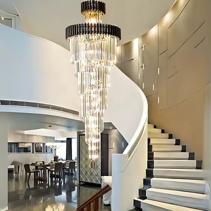 Candelabru Casa Scarii, ALTURA, E14, 180cm, Negru