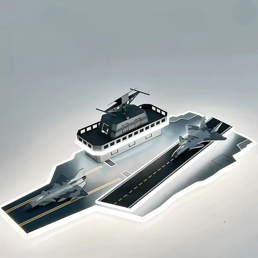 Żyrandol LED FIGHTER, 128 W, zimne/ciepłe/neutralne światło, srebrny