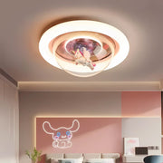 Żyrandol LED UNICORN, 104W, światło zimne/ciepłe/neutralne, różowy