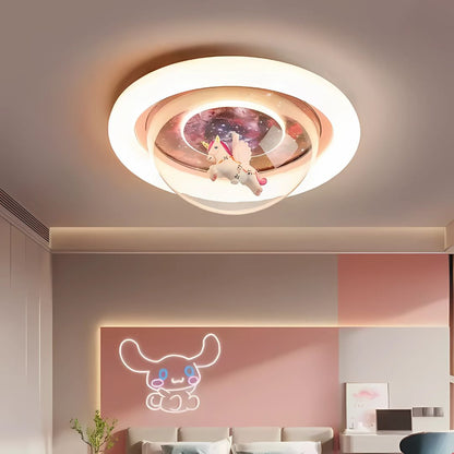 Żyrandol LED UNICORN, 104W, światło zimne/ciepłe/neutralne, różowy