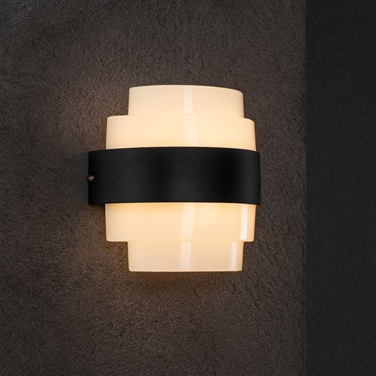 Kinkiet LED MONT BLANC, 12W, ciepłe światło, czarny