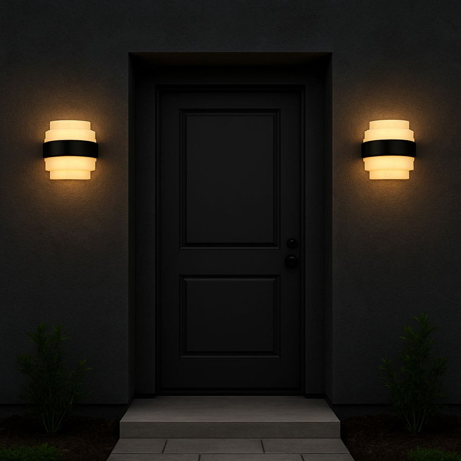 Kinkiet LED MONT BLANC, 12W, ciepłe światło, czarny