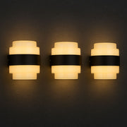 Kinkiet LED MONT BLANC, 12W, ciepłe światło, czarny