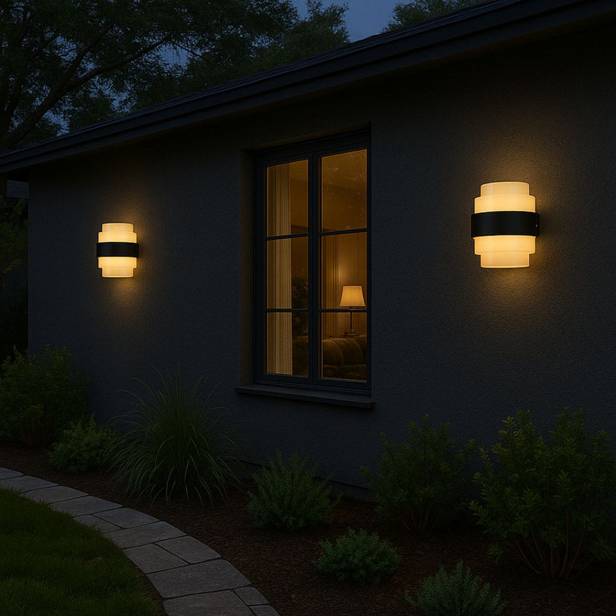 Kinkiet LED MONT BLANC, 12W, ciepłe światło, czarny